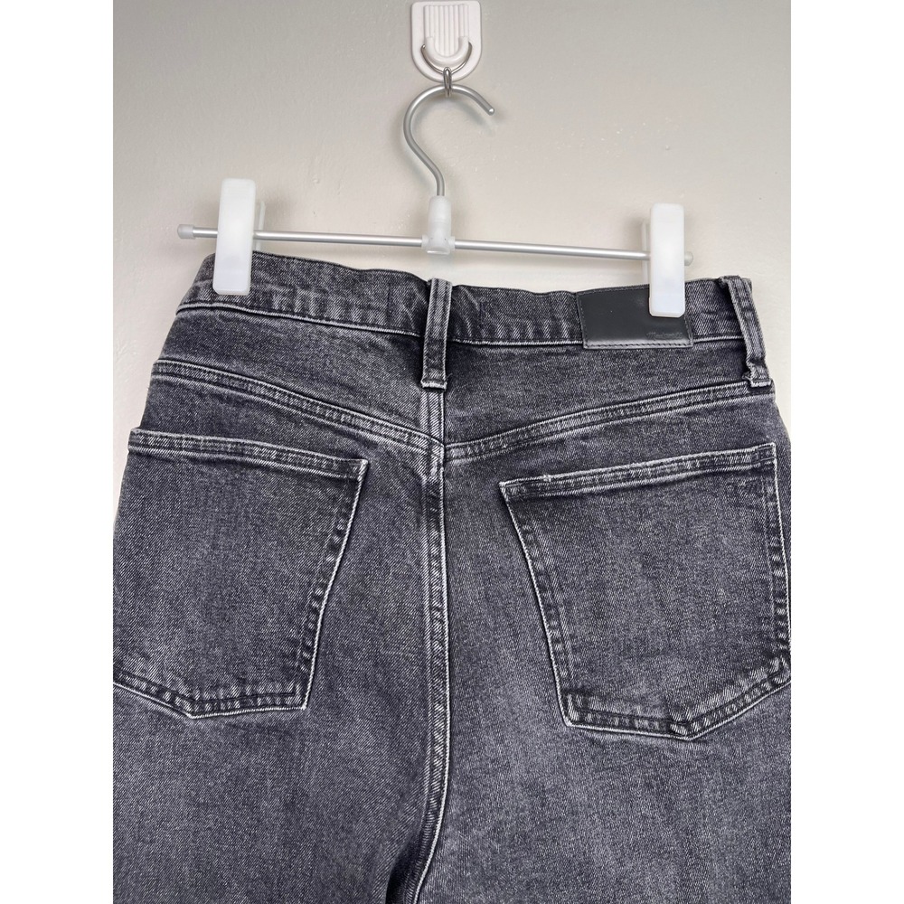 Madewell The Perfect Vintage Jean Faded Black High Rise Straight Leg Denim 28 - Picture 7 of 10